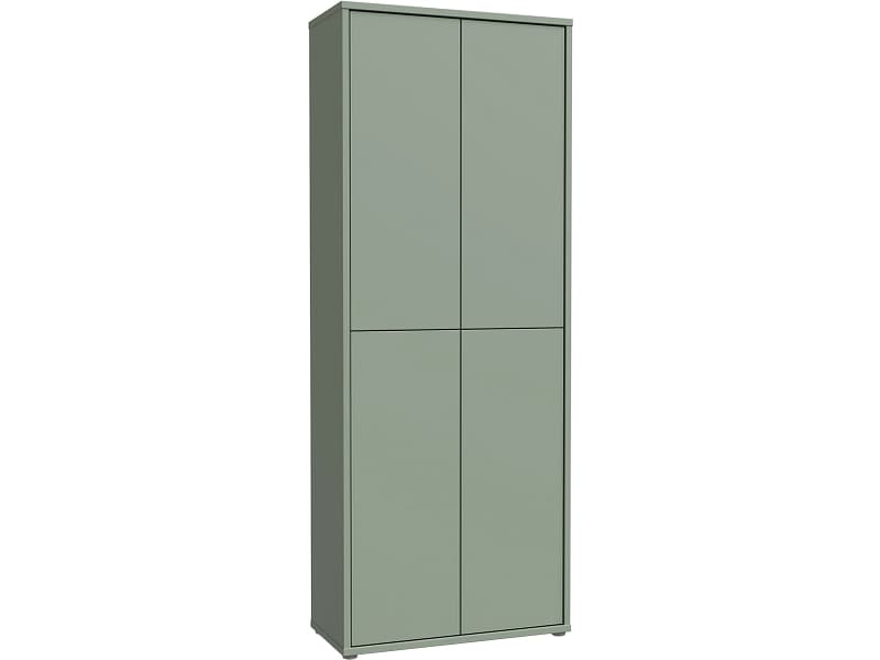 Schuhschrank ALICE SPRINGS 25 Paar Schuhe 4 Türen salbei