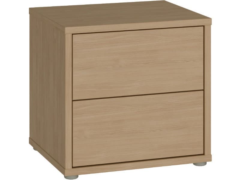 Nachttisch ALICE SPRINGS 2 Schubladen 49.8x41.5x47.9cm eiche dekor