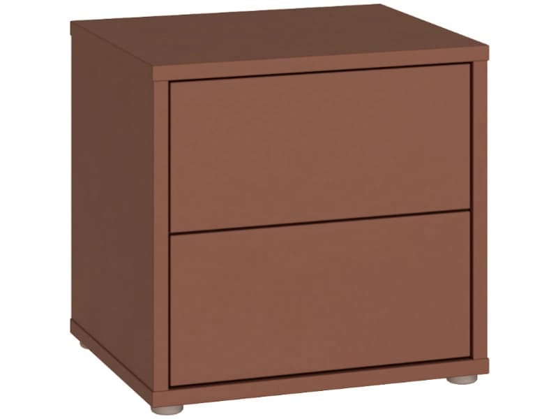 Nachttisch ALICE SPRINGS 2 Schubladen 49.8x41.5x47.9cm terrakotta dekor