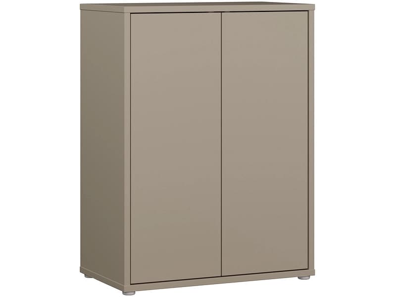 Kommode ALICE SPRINGS 2 Türen 41.5x74.5x99.1cm taupe dekor