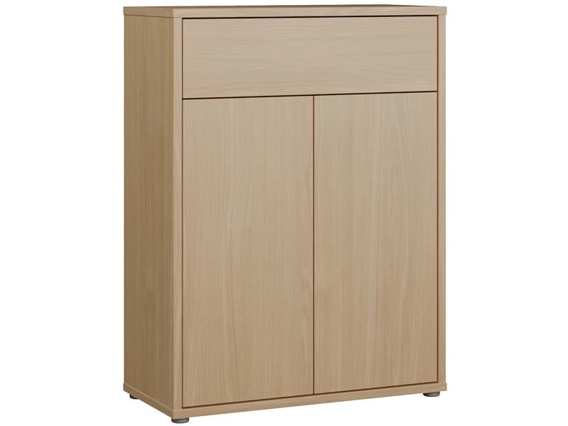 Kommode ALICE SPRINGS 2 Türen 1 Schublade 34.9x74.5x99.1cm eiche dekor