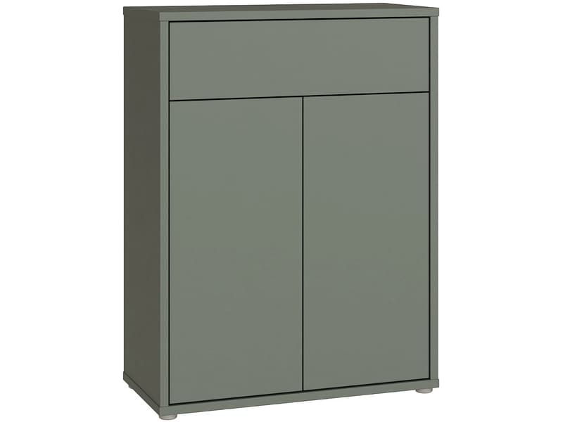 Kommode ALICE SPRINGS 2 Türen 1 Schublade 34.9x74.5x99.1cm salbei dekor