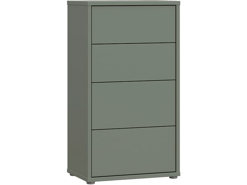 Kommode ALICE SPRINGS 4 Schubladen 34.9x54.8x99.1cm salbei dekor