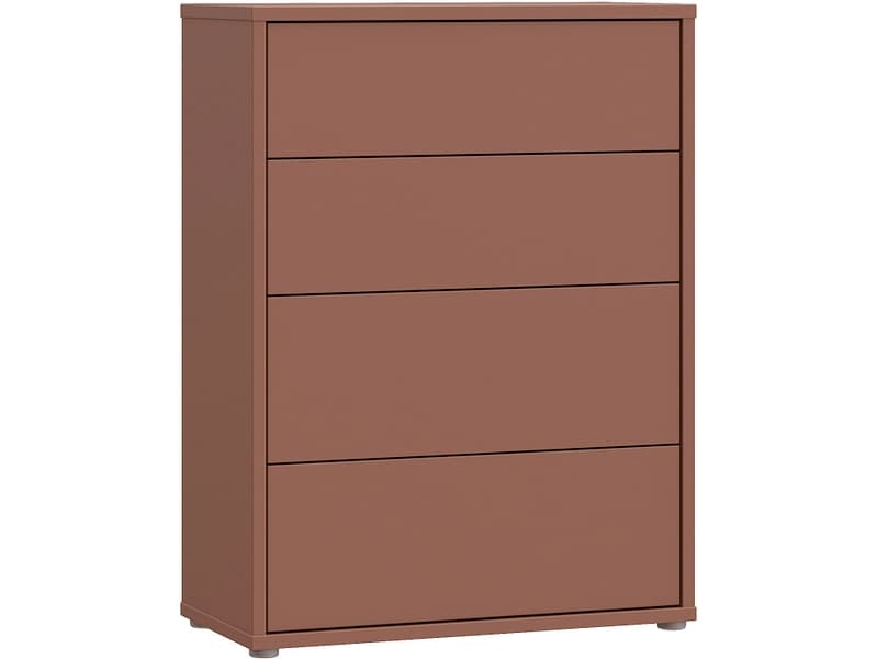 Kommode ALICE SPRINGS 4 Schubladen 34.9x74.8x99.1cm terrakotta dekor