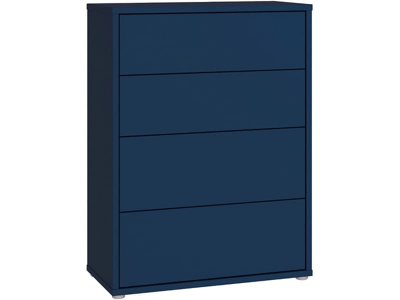 Kommode ALICE SPRINGS 4 Schubladen 34.9x74.8x99.1cm dunkelblau dekor