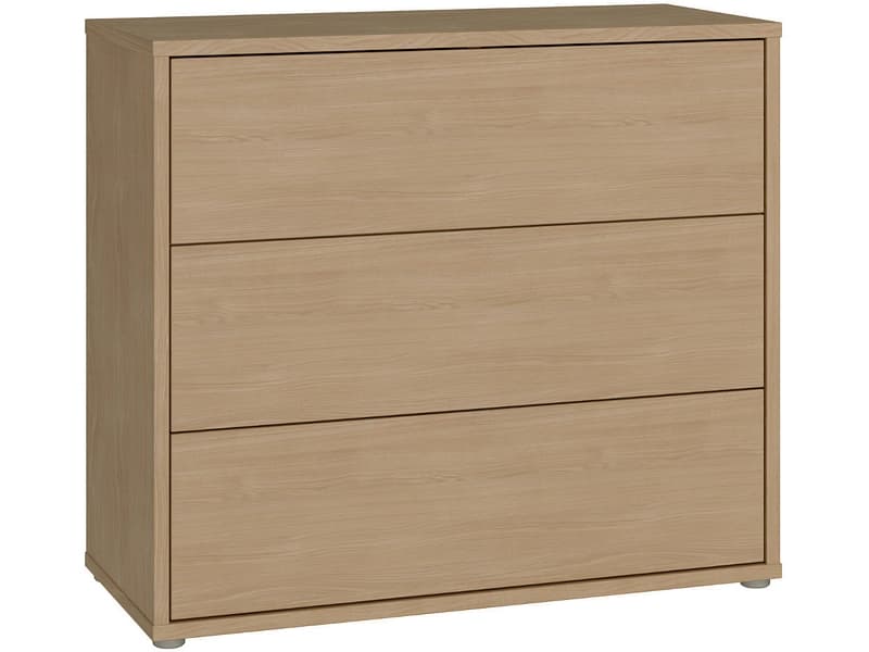 Kommode ALICE SPRINGS 3 Schubladen 41.5x94.8x83.1cm eiche dekor