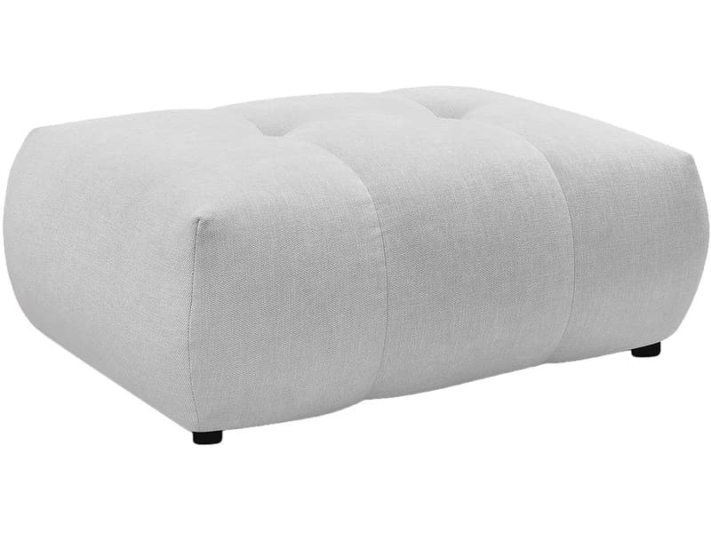 Hocker BOBOCHIC FUJI 80x112x44cm stoff hellgrau
