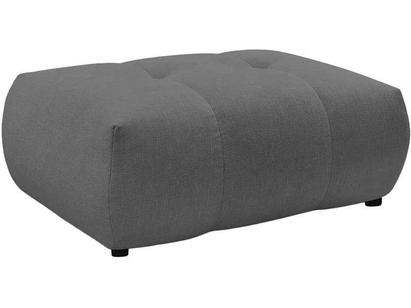 Hocker BOBOCHIC FUJI 80x112x44cm stoff dunkelgrau