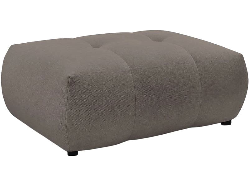 Hocker BOBOCHIC FUJI 80x112x44cm stoff rotbraun