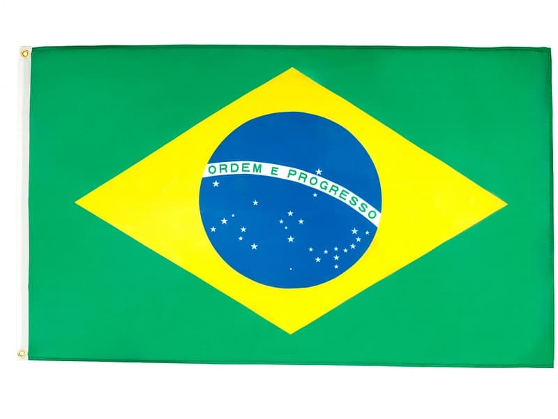 AZ FLAG Flagge BRASILIEN mehrfarbig