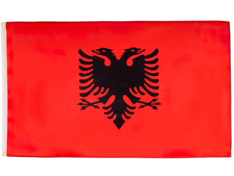 AZ FLAG Flagge ALBANIEN mehrfarbig