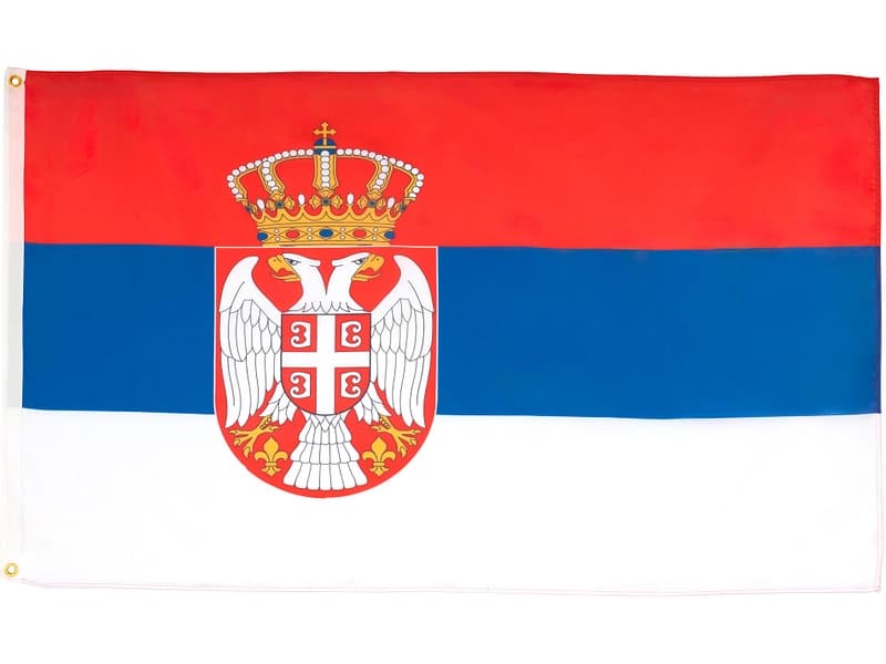 AZ FLAG Flagge SERBIEN mehrfarbig