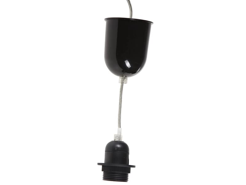 Kabel / Fassung 80cm 60W schwarz
