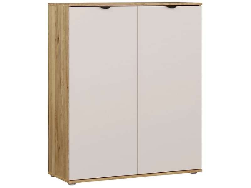 Kommode SUMICA 2 Türen 34.8x89.9x107.3cm eiche dekor