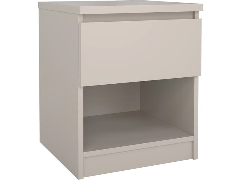 Nachttisch NAIA 1 Schublade 40.4x40x49.5cm kaschmir matt