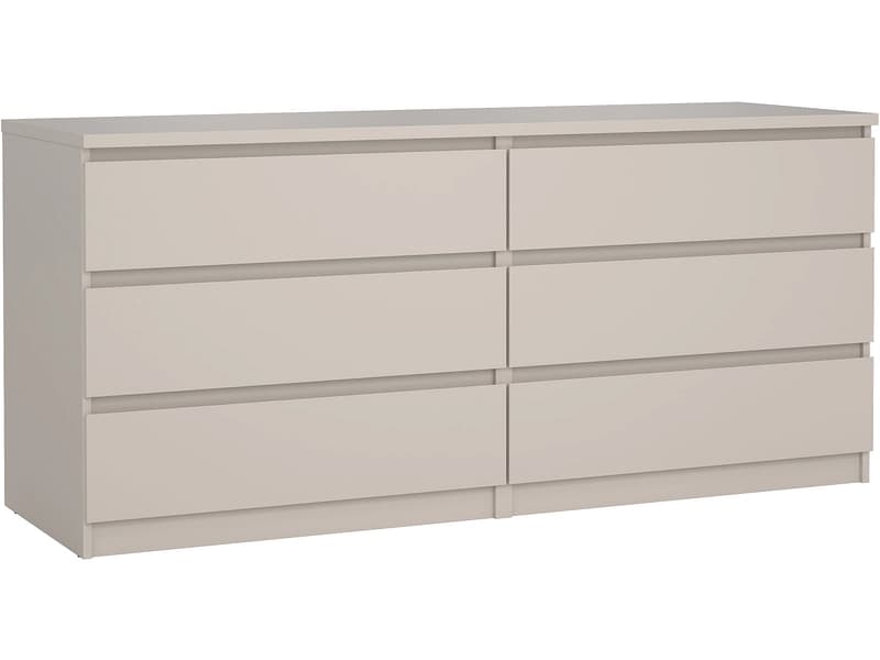 Kommode NAIA 6 Schubladen 50x153.8x70.1cm kaschmir matt