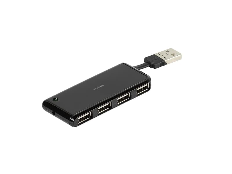 VIVANCO Hub USB Schwarz