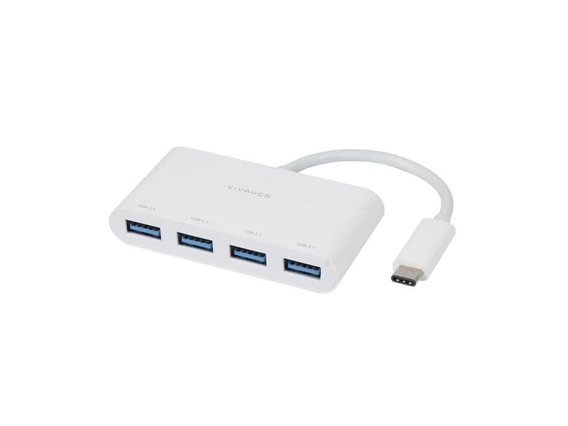 VIVANCO Hub USB Weiss