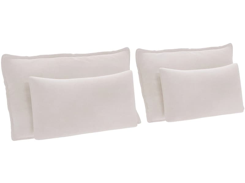 Set 4 Kissen KINGDOM 30x65cm beige unifarben