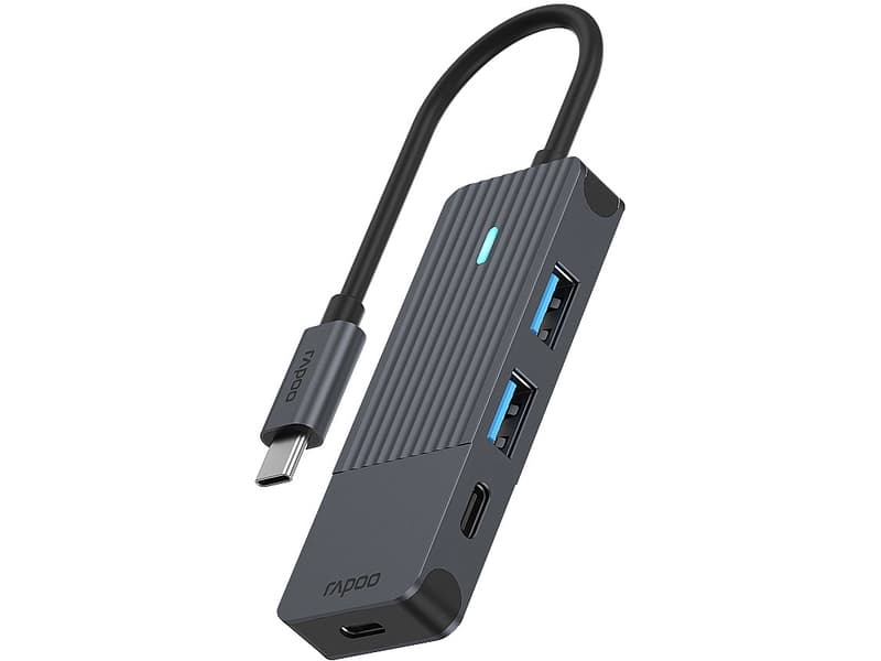 RAPOO Hub USB Grau