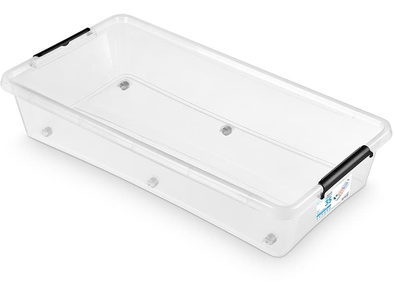 Aufbewahrungsbox OPENBOX durchsichtig 39x76x16.5cm