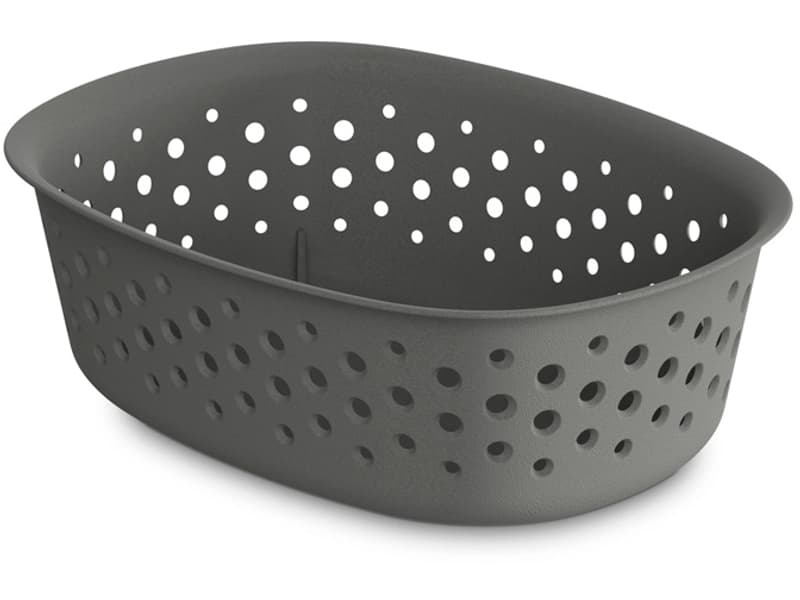 Aufbewahrungskorb OPENSTORE grau 13.5x18.5x6cm