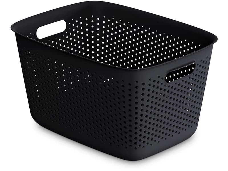 Aufbewahrungskorb OPENSTORE schwarz 29x39x22cm