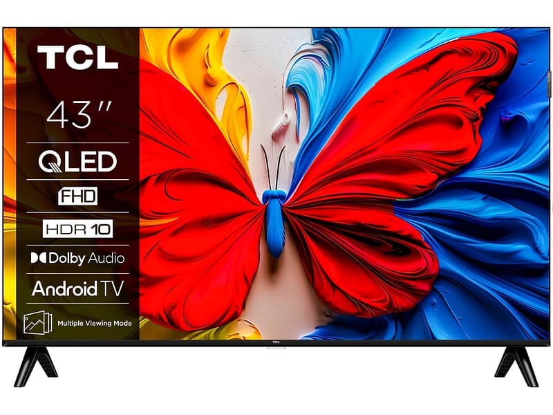 TCL TV QLED 43S5K, 43''/109cm Full HD