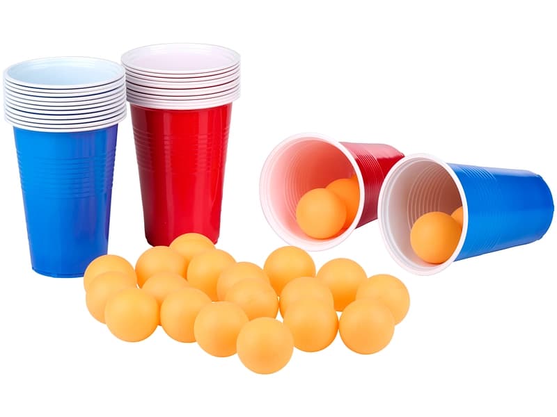 Beer Pong blau