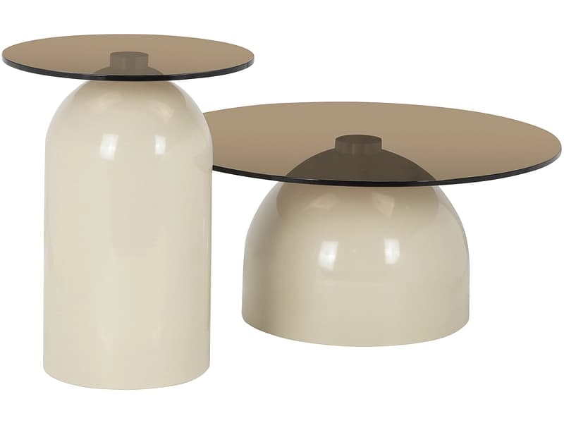 Set für Couchtische NOMA 70x70x31cm taupe