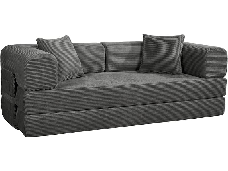 Vakuum-Schlafsofa FLOOYO LENA Polyester dunkelgrau