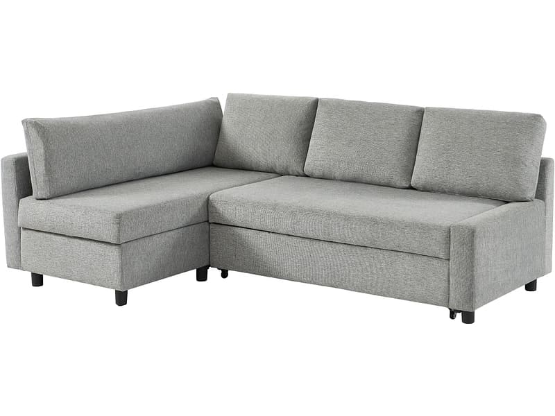 Ecksofa ANDY Stoff grau