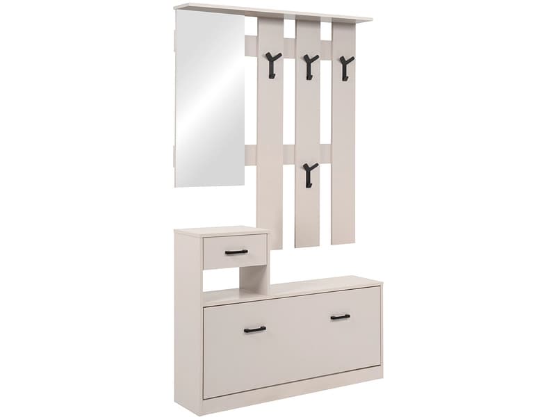 Garderobe LUMI 100x25x180cm beige