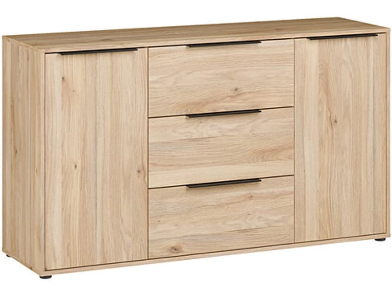 Sideboard ORKNEY 2 Türen 3 Schubladen 41.4x142.6x81.7cm holz dekor