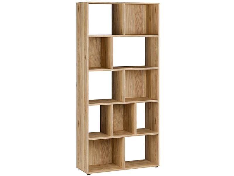Regal ORKNEY 94.7x34.8x196.8cm 5 Fächer 6 Tablare holz