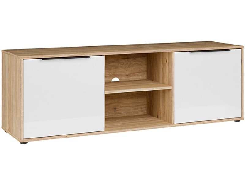 TV-Möbel ORKNEY 152.6cm weiss glänzend