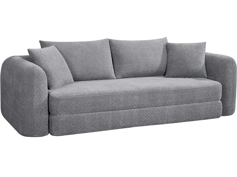 Vakuum-Schlafsofa FLOOYO AUBIN Stoff grau