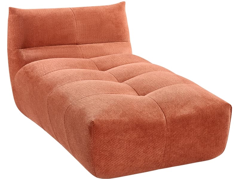 Vakuum-Recamiere FLOOYO LUCCIO Cord-Stoff terrakotta