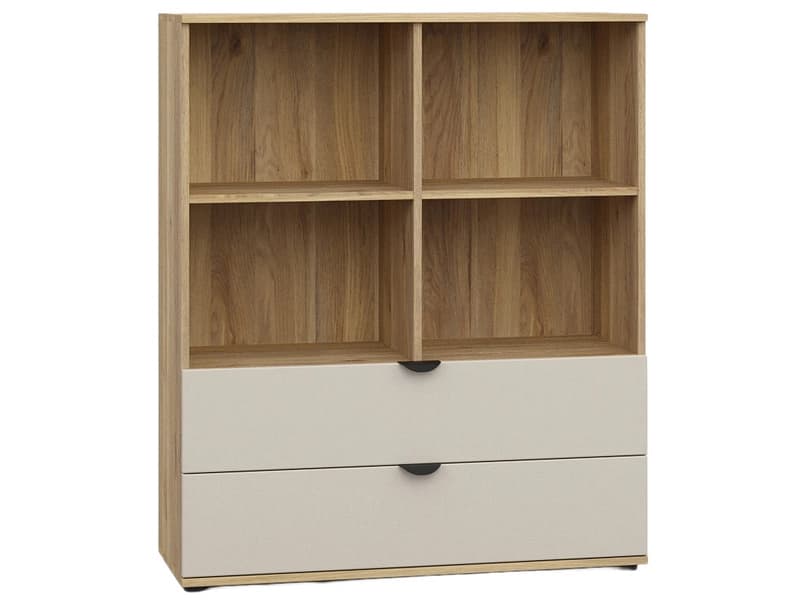 Kommode SUMICA 2 Schubladen 34.8x89.9x107.3cm holz dekor