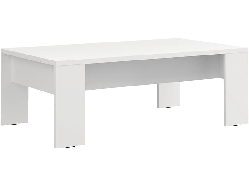 Couchtish MONTESE 66.5x120x42.5cm weiss
