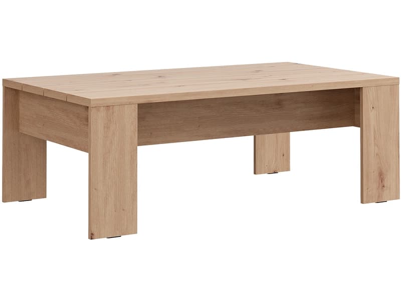 Couchtish MONTESE 66.5x120x42.5cm artisan eiche