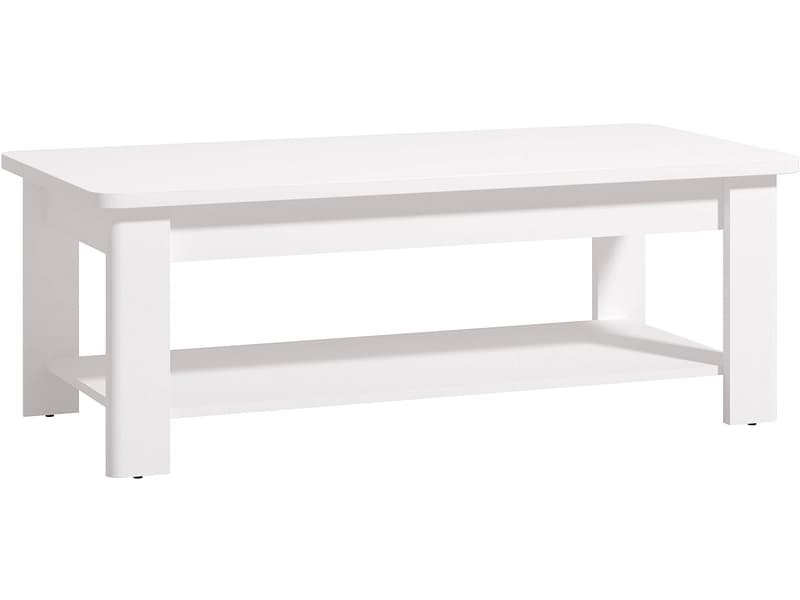 Couchtish JERSEY 60x124x45cm weiss
