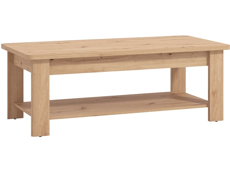 Couchtish JERSEY 60x124x45cm artisan eiche