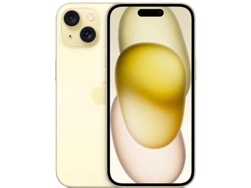 APPLE iPhone 15 gelb Refurbished A 128GB 5G
