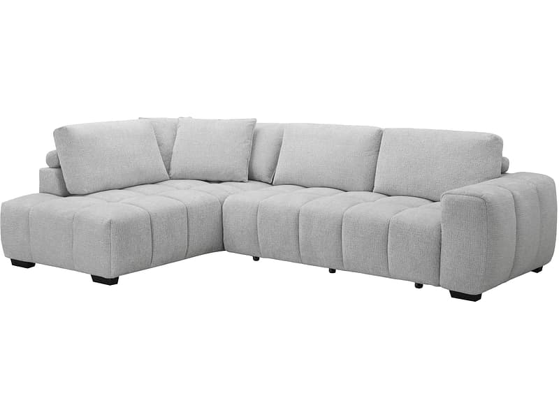 Ecksofa BYBY II Stoff grau