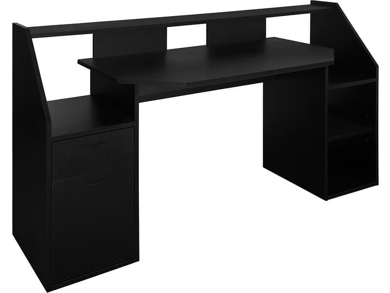 Gaming Schreibtisch ALIEN 67.8x180x97cm schwarz