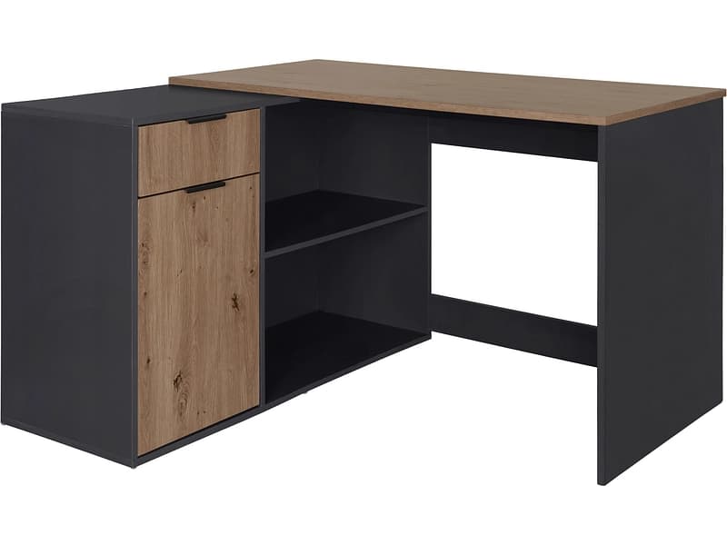 Eckschreibtisch DALEN 110x120x76cm artisan eiche