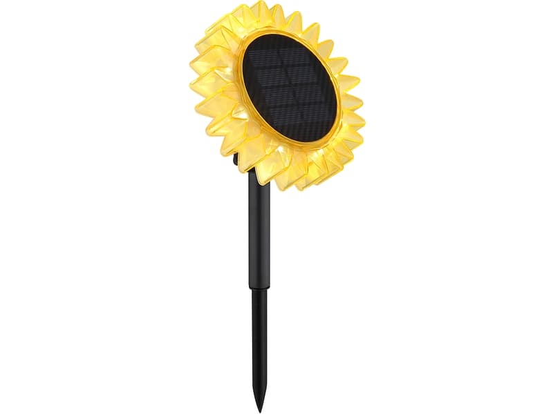 Solarlampe LED SOLY 13cm x 29.5cm 0.06W schwarz