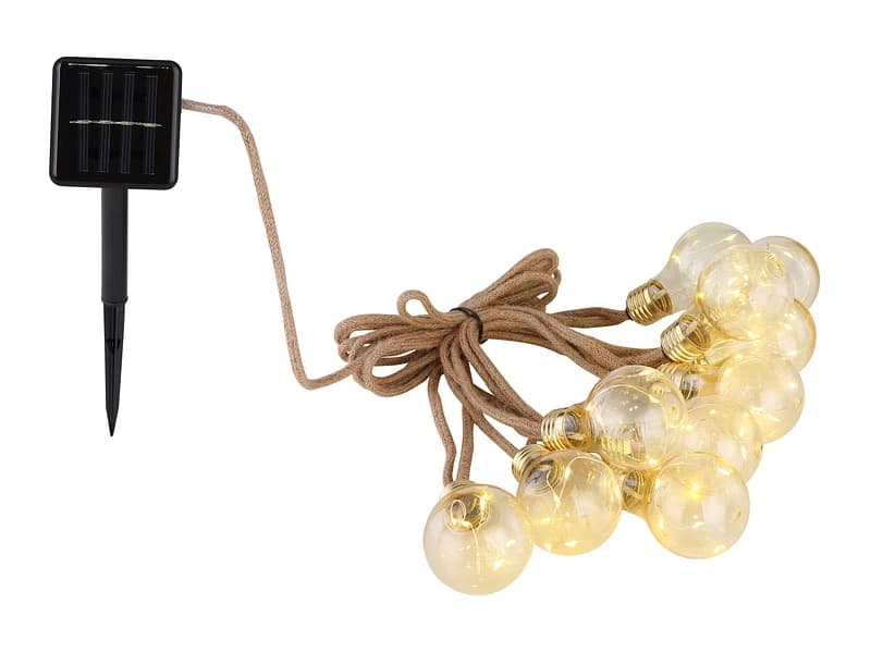 Solarlampe LED SONIA 6cm x 10.6cm 0.06W braun