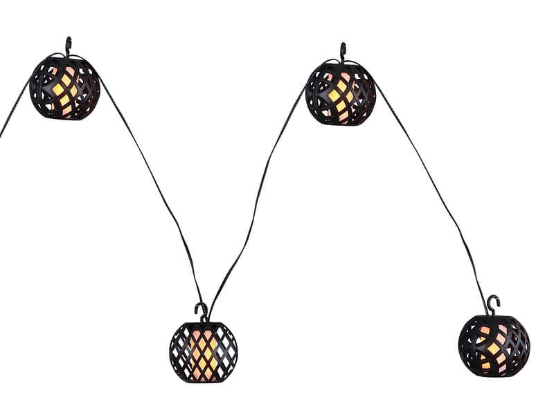 Solarlampe LED ERICA 7cm x 7cm 0.1W schwarz